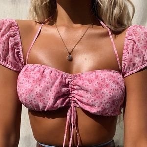 Frieda Top - Pink tiger mist